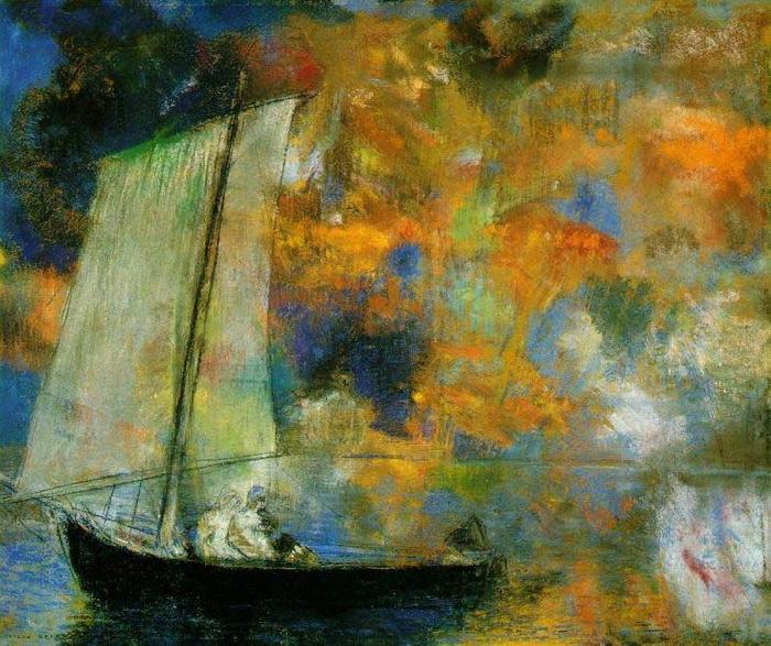 Odilon Redon Flower Clouds,